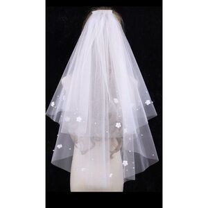 Elegant White Bridal Veils 3 different styles to choose